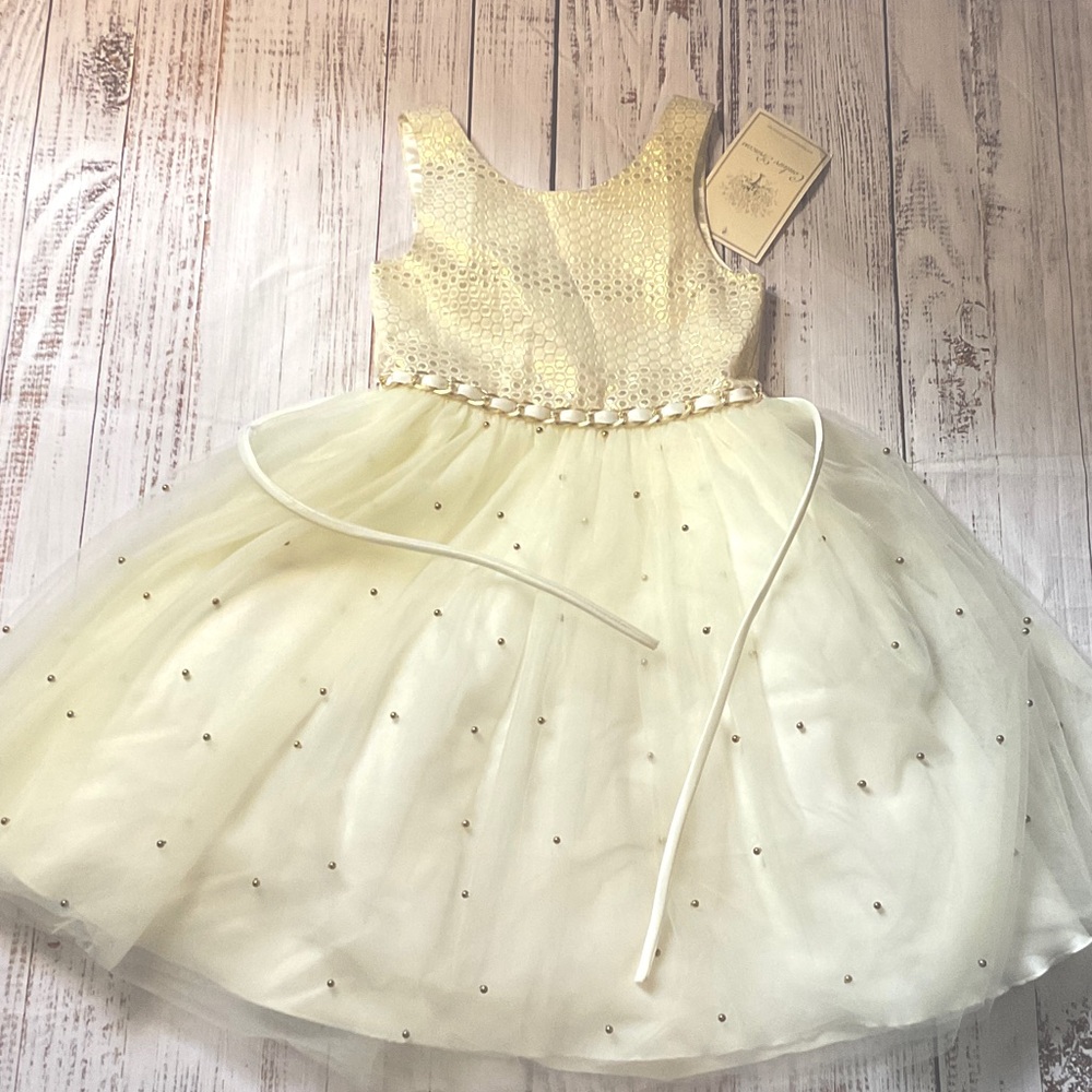 Elegant Cream Tulle Dress size 12